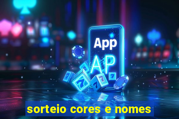 sorteio cores e nomes